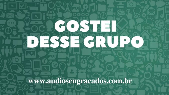 Áudio Gostei desse Grupo